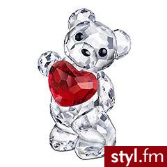 Kryształowy miś z serduszkiem, specjalnie dla Ciebie od Swarovskiego - 80 Euro - Pozostałe Dodatki Moda