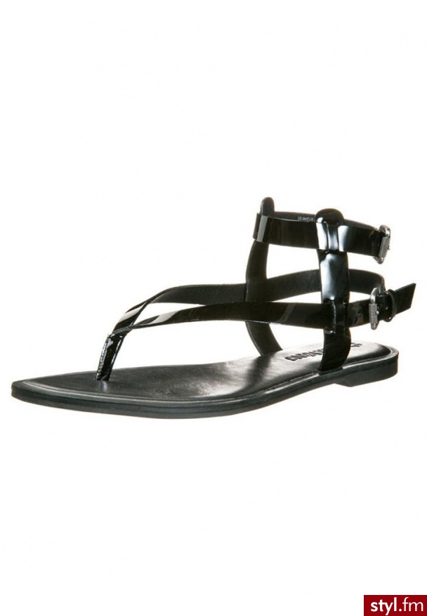 Vera Wang ALENA Japonki czarny (B8016L1) - Klapki Buty Moda