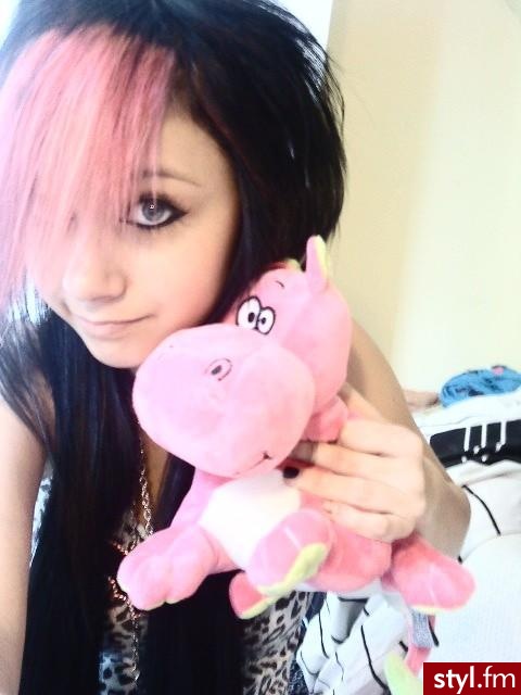EMO Alternatywne Średnie Fryzury