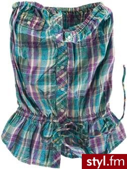 Top. Top w kratkę - Pozostałe Ciuchy Moda