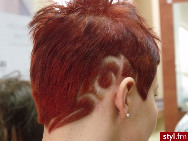 hair tattoo - Punk Rock Alternatywne Krótkie Fryzury