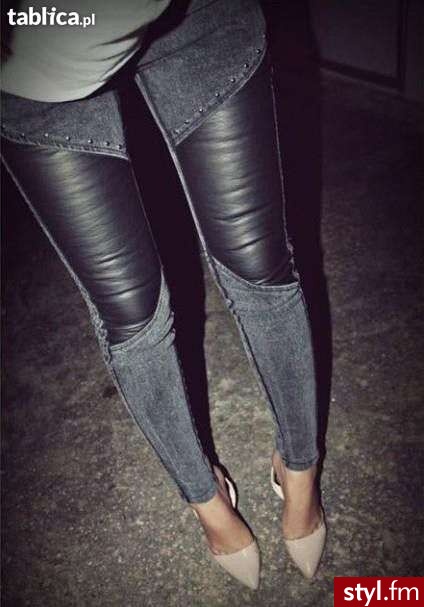 Jeansy Spodnie Moda