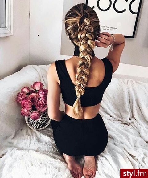 Blond Warkocze Kręcone Na co dzień Długie Fryzury