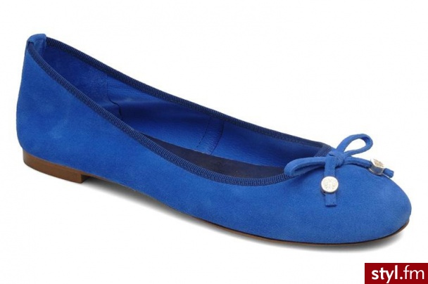 Georgia Rose BALERINKI LUARAMBA BY (Niebieski) - Balerinki Buty Moda