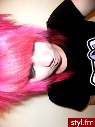 EMO Alternatywne Średnie Fryzury