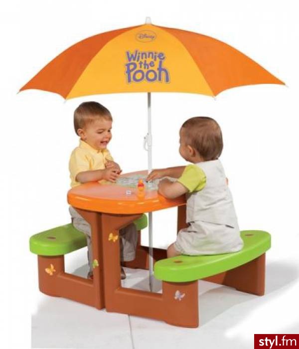Smoby Stolik Stół Piknikowy Z Parasolem 310179 - Parasole Dodatki Moda