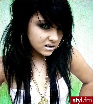 EMO Alternatywne Średnie Fryzury