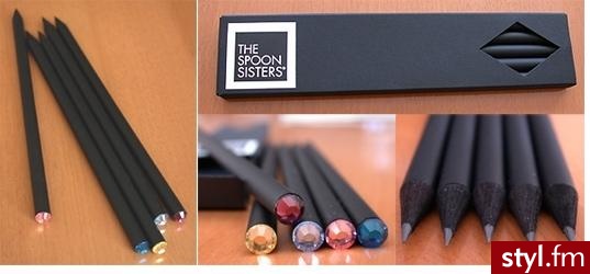 Eleganckie ołówki z kryształkami Swarovskiego - 16.75$ - Misz-masz