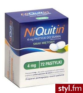 GLAXOSMITHKL NIQUITIN MIĘTOWY 4 MG X 72 PASTYLEK DO SSANIA - Bransoletki Biżuteria Moda
