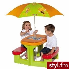Smoby Pszczółka Maja Stolik Z Parasolem 310205 - Parasole Dodatki Moda