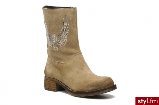 Khrio PÓŁBUTY I BOTKI ALBA BY KHRIO (Beżowy) - Botki Buty Moda