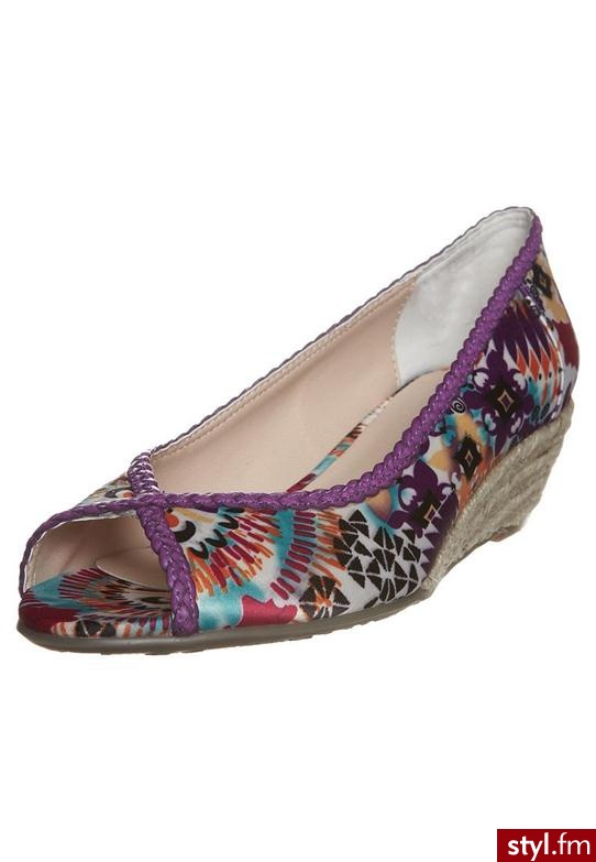Anna Field Czółenka na koturnie lilia S1311805 - Czółenka Buty Moda