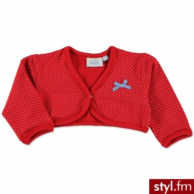 Feetje Girls Mini Bolerko w kropki kolor czerwony - Bolerka Okrycia Moda
