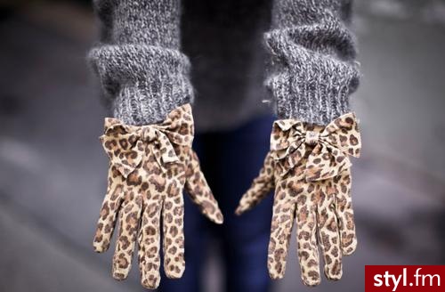 Rękawiczki Dodatki Moda
