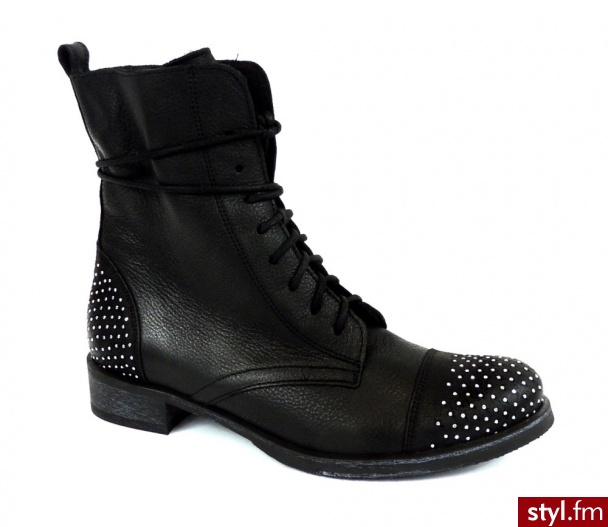 Mr Tops Botki jesienne 0760446D - Botki Buty Moda