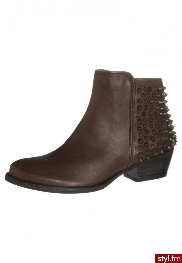 Spm Mitra Botki Brązowy - Botki Buty Moda