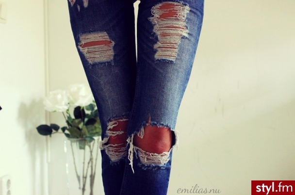 Jeansy Spodnie Moda