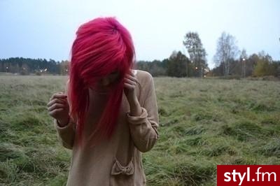 EMO - Rude EMO Alternatywne Długie Fryzury
