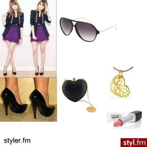 fioletowo. czarno - Styler