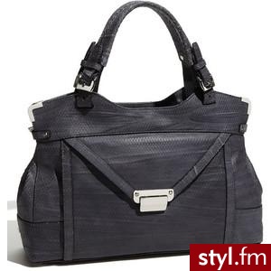 Kooba 'Kiley' Slouchy Python Embossed Leather Satchel - Polyvore. Pobrano ze strony: http://www.polyvore.com/kooba_kiley_slouchy_python_embossed/thing?id=32215864 - Misz-masz