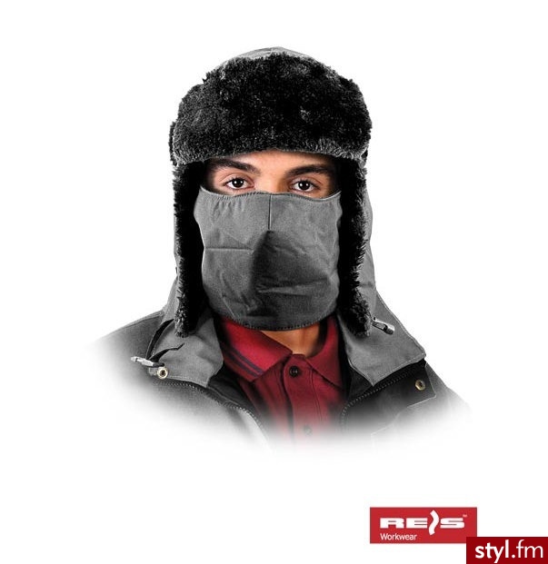 R.E.I.S. Czopapa-Face - Czapka Ocieplana - Nakrycia głowy Dodatki Moda