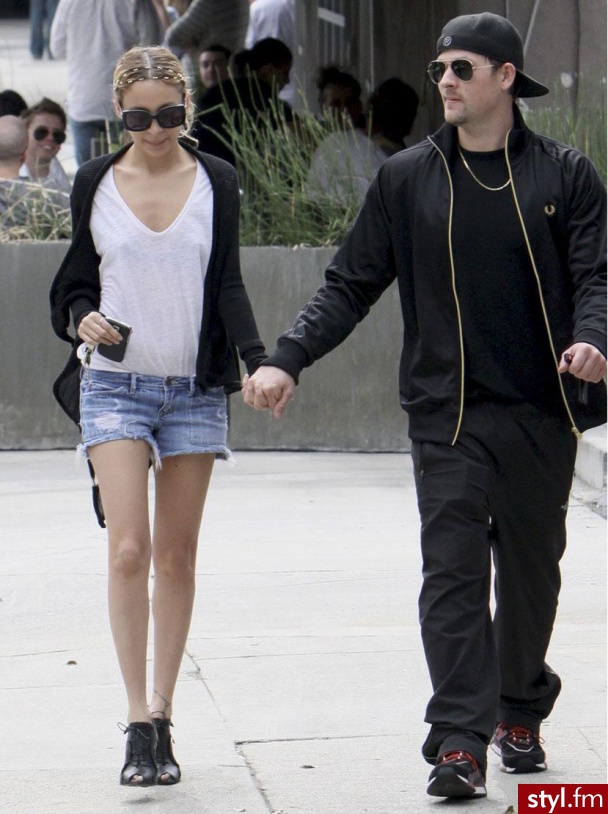 Nicole Richie i Joel Madden - Moda uliczna Inne Moda
