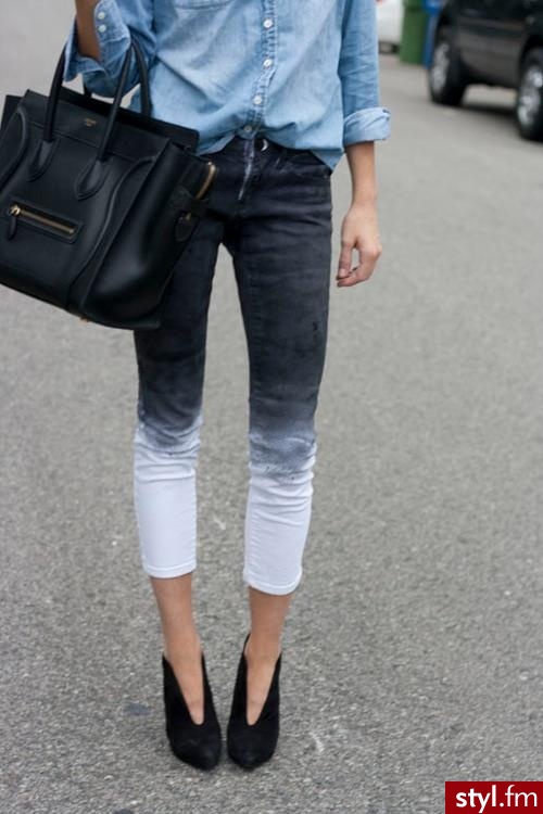Jeansy Spodnie Moda