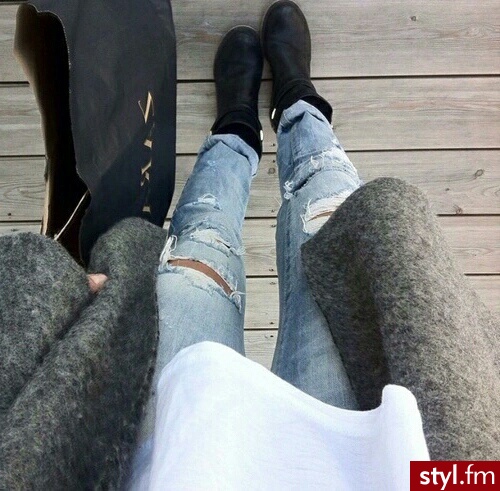 Jeansy Spodnie Moda