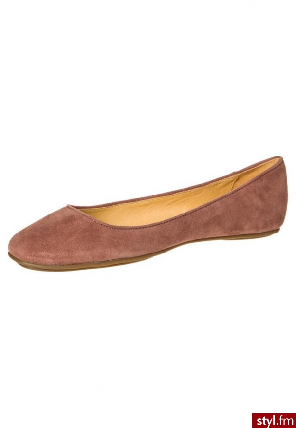 Buffalo Baleriny różowy - Balerinki Buty Moda