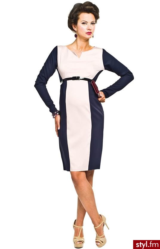 Torelle Diana sukienka (granatowo-różowy) - Pozostałe Spódnice Moda
