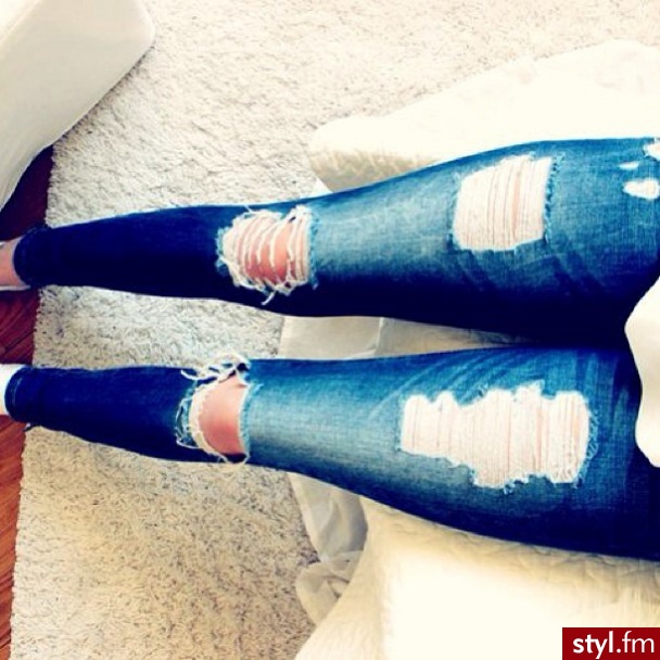 Jeansy Spodnie Moda