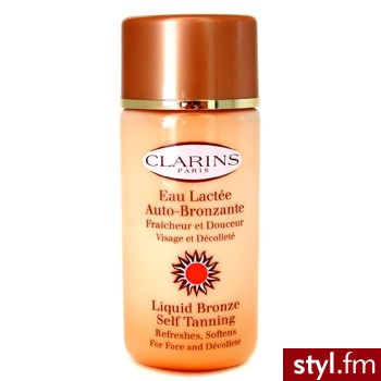 Clarins Liquid Bronze Self Tanning For Face And Decollete mleczko samoopalające do twarzy i dekoltu 125 ml - Emu Buty Moda