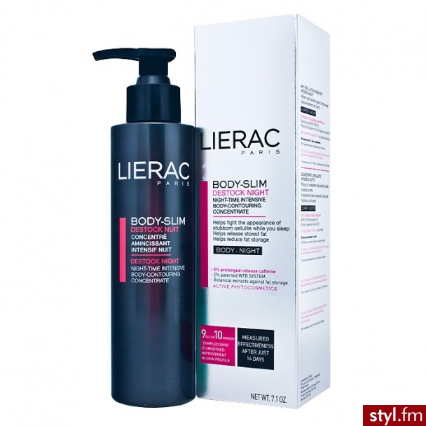 LIERAC BODY SLIM DESTOCK NIGHT Koncentrat intensywnie wyszczuplający na NOC cellulit jędrność 200 ml - Body Bielizna Moda