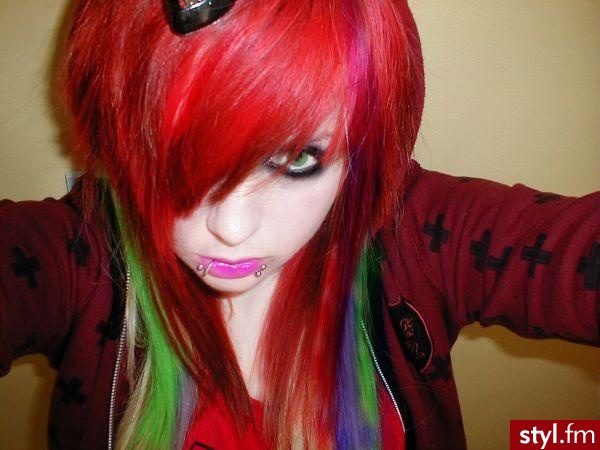 Punk Rock Alternatywne Średnie Fryzury