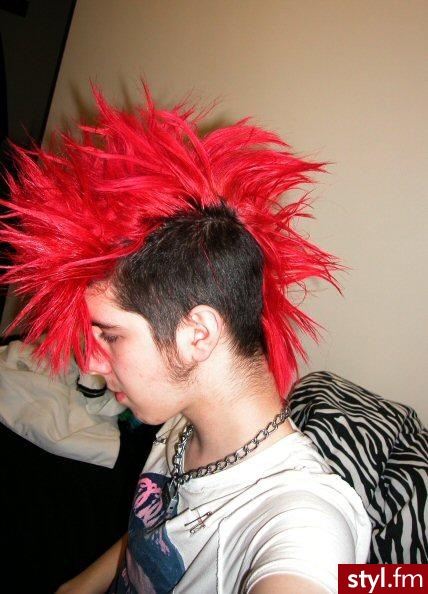 Punk Rock Alternatywne Średnie Fryzury