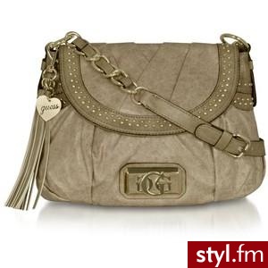 Dianne - Natural Eco-Leather Crossbody Flap Bag - GUESS - Polyvore. Pobrano ze strony: http://www.polyvore.com/cgi/thing?id=24712896 - Pozostałe Torebki Moda