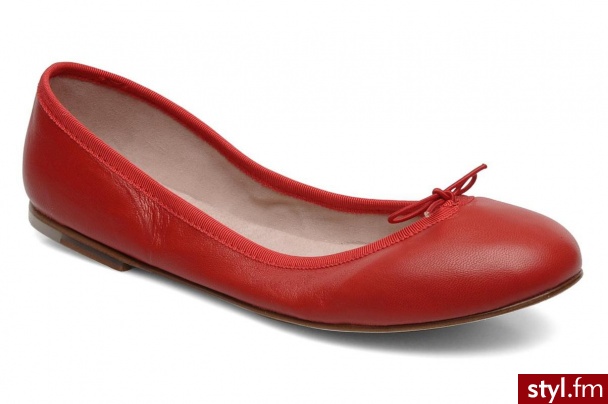 Bloch BALERINKI PRIMA BALLERINA BY (Czerwony) - Balerinki Buty Moda