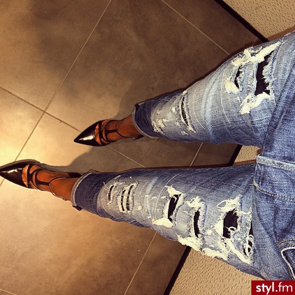 Jeansy Spodnie Moda
