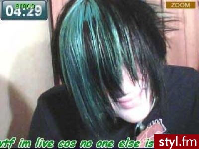 EMO Alternatywne Średnie Fryzury