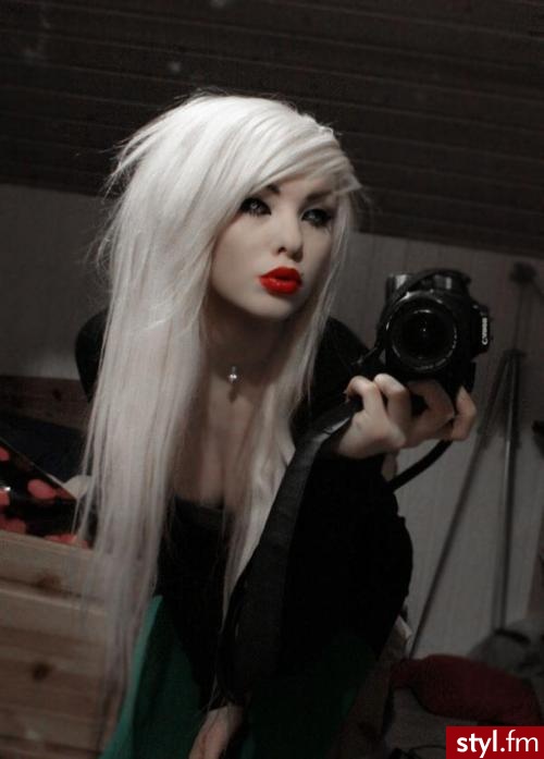 Blond Rozpuszczone Proste Na co dzień Długie Fryzury