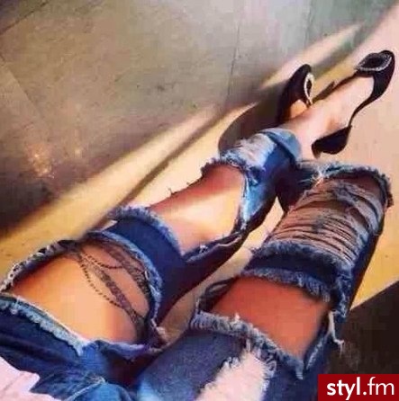 Jeansy Spodnie Moda