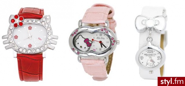 Za Hello Kitty nie przepadam, ale te zegarki mnie urzekły. ;) - Gadżety Inne Moda
