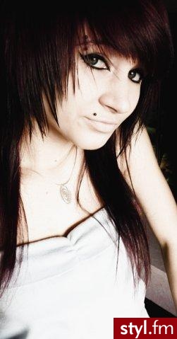 EMO Alternatywne Średnie Fryzury