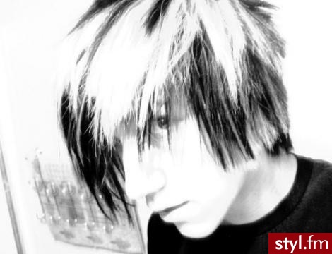 EMO Alternatywne Średnie Fryzury