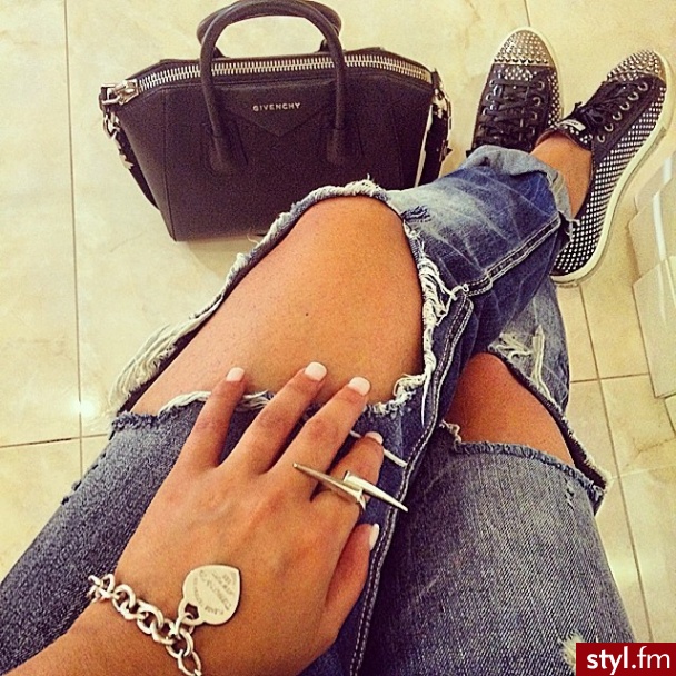 Jeansy Spodnie Moda