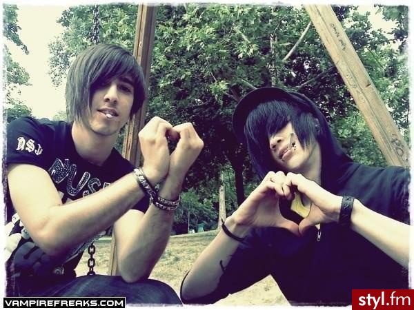 EMO Alternatywne Średnie Fryzury