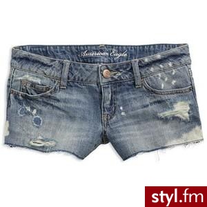Women's AE Bleached Shorties (Vintage Destroyed Wash) - Amer... - Polyvore. Pobrano ze strony: http://www.polyvore.com/womens_ae_bleached_shorties_vintage/thing?id=16321310 - Pozostałe Ciuchy Moda
