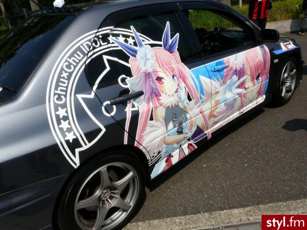 Zdjęcia zostały zrobione na imprezach zwanych "Itasha". - Misz-masz