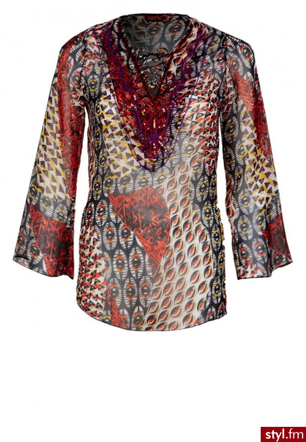 aprico Tunika kolorowy (2302 0976) - Tuniki Ciuchy Moda