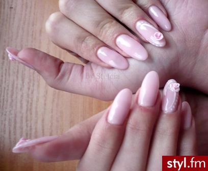 http://nailsofdreams.blog.onet.pl/ - Migdałki Zdobienia 3D Żel Paznokcie